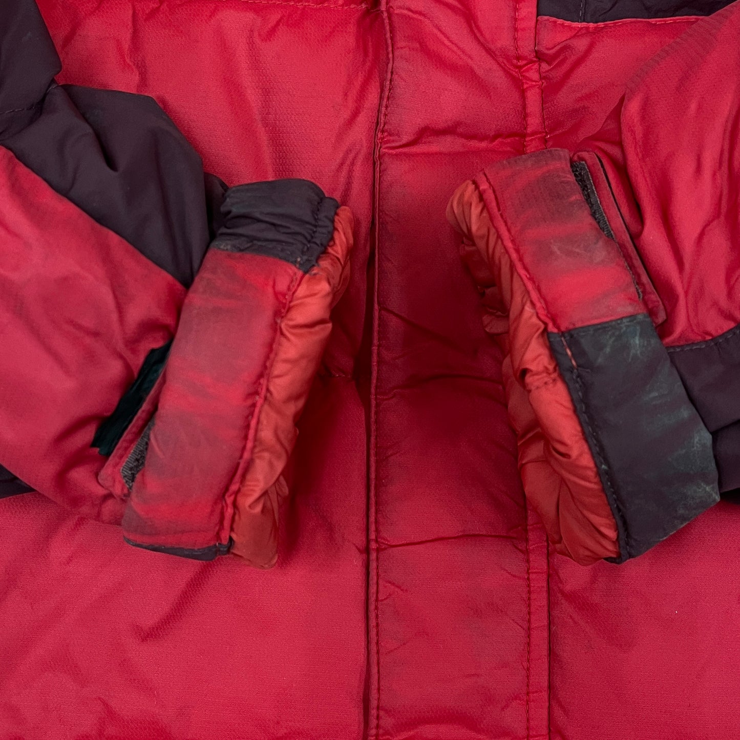 THE NORTH FACE ダウンジャケット 700フィル ハイベント メンズM（95） レッド系 NFJ1DD70 #91