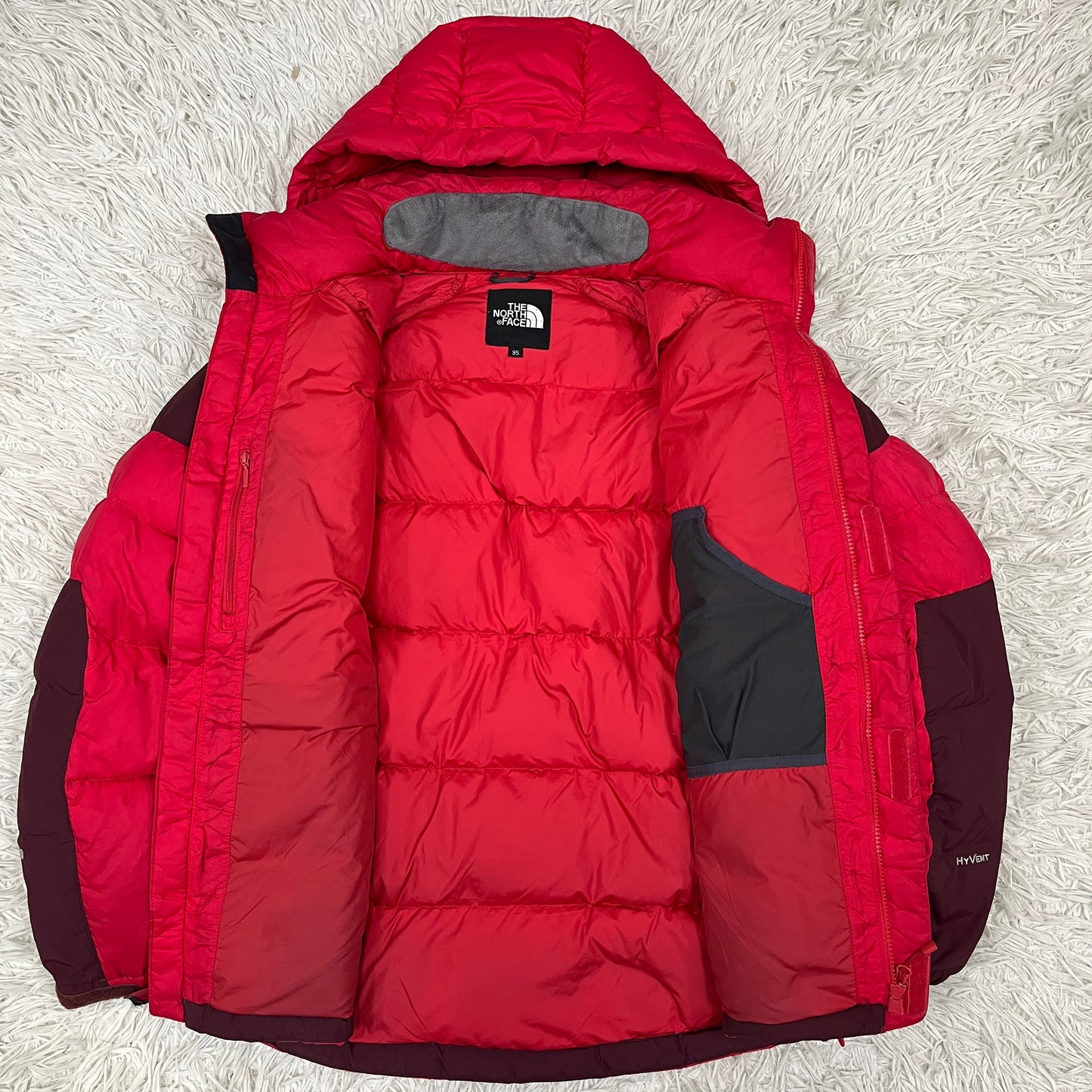 THE NORTH FACE ダウンジャケット 700フィル ハイベント メンズM（95） レッド系 NFJ1DD70 #91