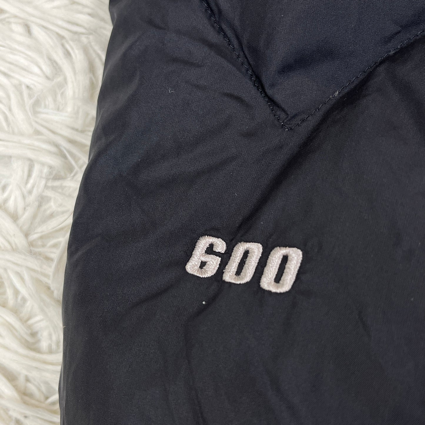 【美品・レディースXXL】THE NORTH FACE 600フィル ダウンジャケット ブラック 防寒 軽量 中綿 ノースフェイス #92