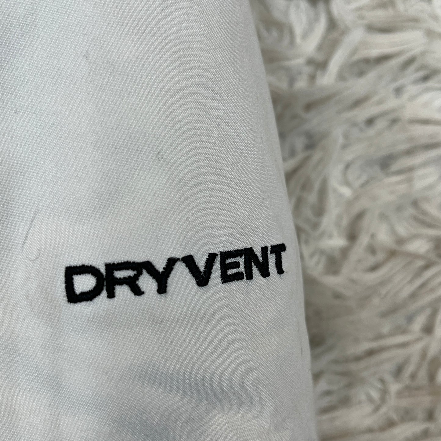 ノースフェイス THE NORTH FACE マクマード ダウンジャケット 160 キッズ ライトグレー×ブラック フード取外し可 DRYVENT #93