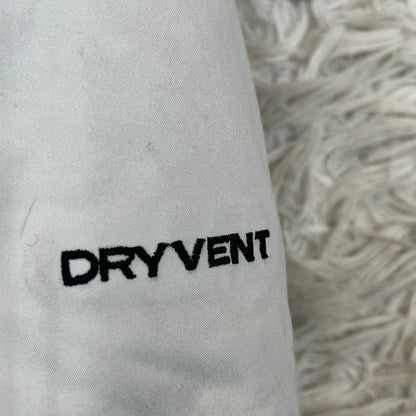 ノースフェイス THE NORTH FACE マクマード ダウンジャケット 160 キッズ ライトグレー×ブラック フード取外し可 DRYVENT #93