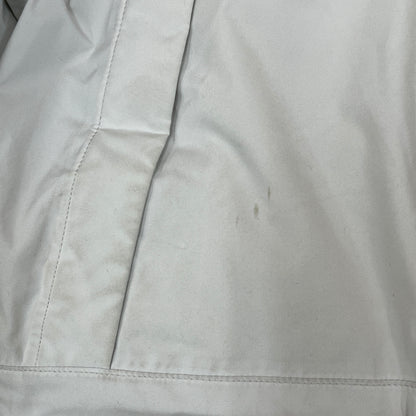 ノースフェイス THE NORTH FACE マクマード ダウンジャケット 160 キッズ ライトグレー×ブラック フード取外し可 DRYVENT #93