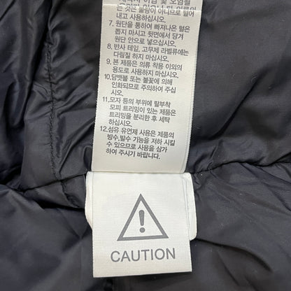 ノースフェイス THE NORTH FACE マクマード ダウンジャケット 160 キッズ ライトグレー×ブラック フード取外し可 DRYVENT #93