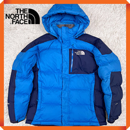 THE NORTH FACE ハイベント700 ダウンジャケット メンズ95(M) ブルー×ネイビー 700フィル フード着脱可 #94