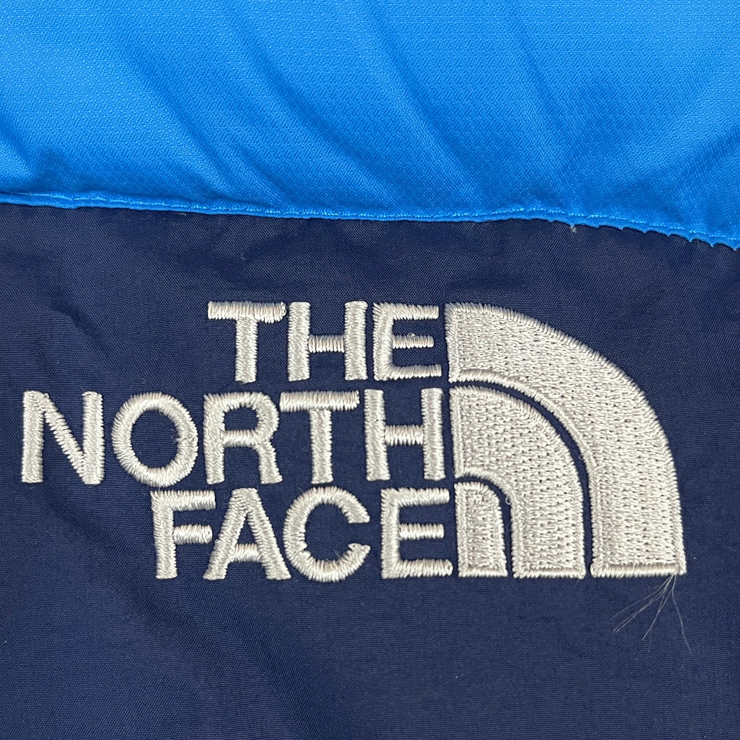 THE NORTH FACE ハイベント700 ダウンジャケット メンズ95(M) ブルー×ネイビー 700フィル フード着脱可 #94