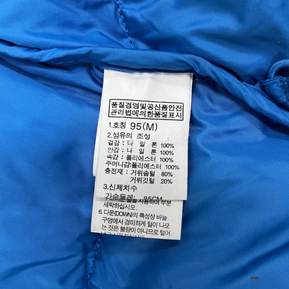 THE NORTH FACE ハイベント700 ダウンジャケット メンズ95(M) ブルー×ネイビー 700フィル フード着脱可 #94