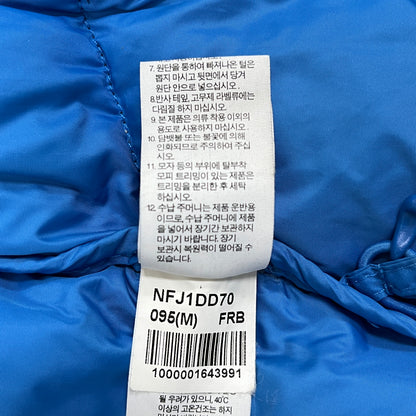 THE NORTH FACE ハイベント700 ダウンジャケット メンズ95(M) ブルー×ネイビー 700フィル フード着脱可 #94