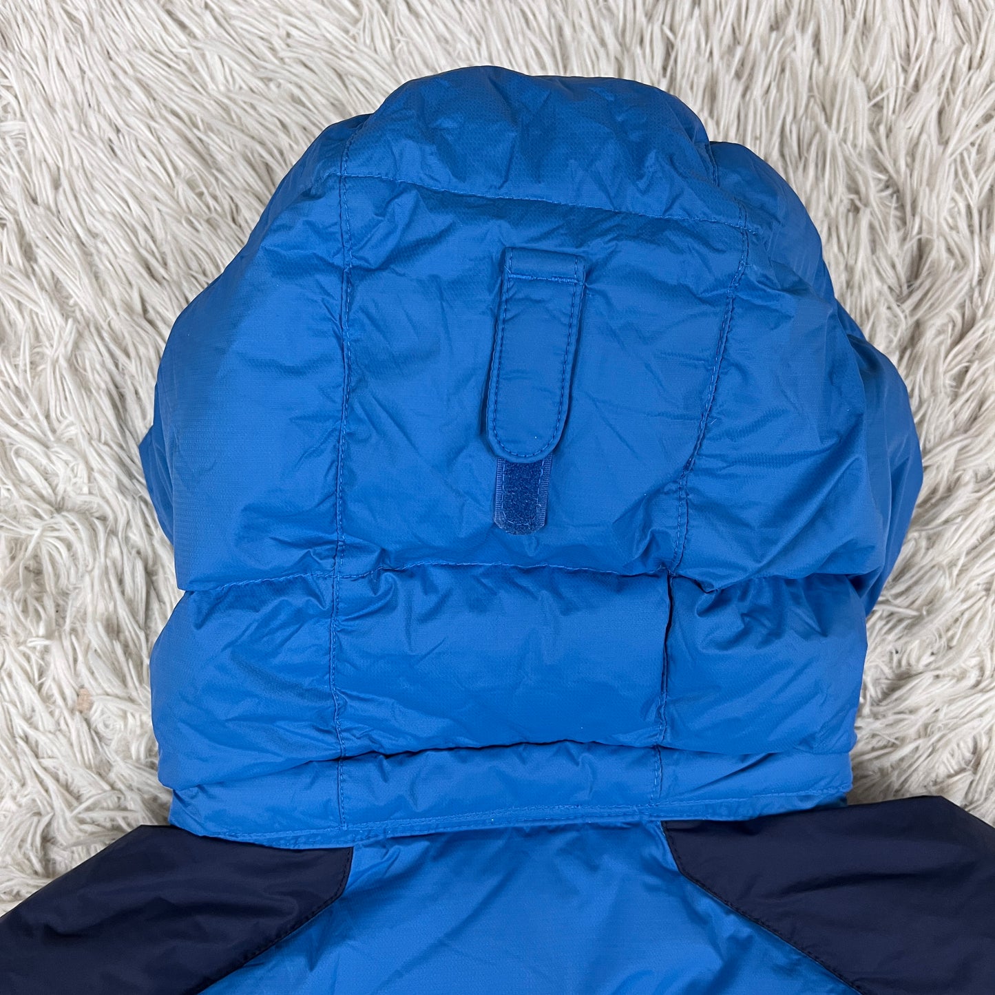 THE NORTH FACE ハイベント700 ダウンジャケット メンズ95(M) ブルー×ネイビー 700フィル フード着脱可 #94