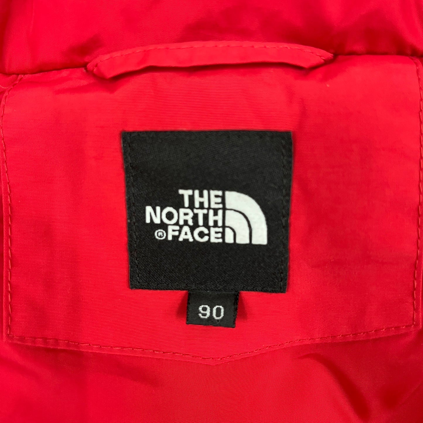 THE NORTH FACE｜レディース ダウンジャケット 600フィル｜90（L相当）レッド｜フード付き・防寒アウター #95