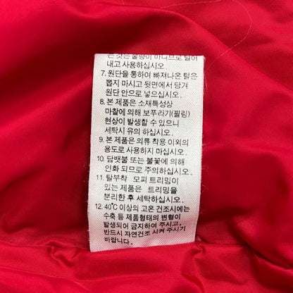 THE NORTH FACE｜レディース ダウンジャケット 600フィル｜90（L相当）レッド｜フード付き・防寒アウター #95