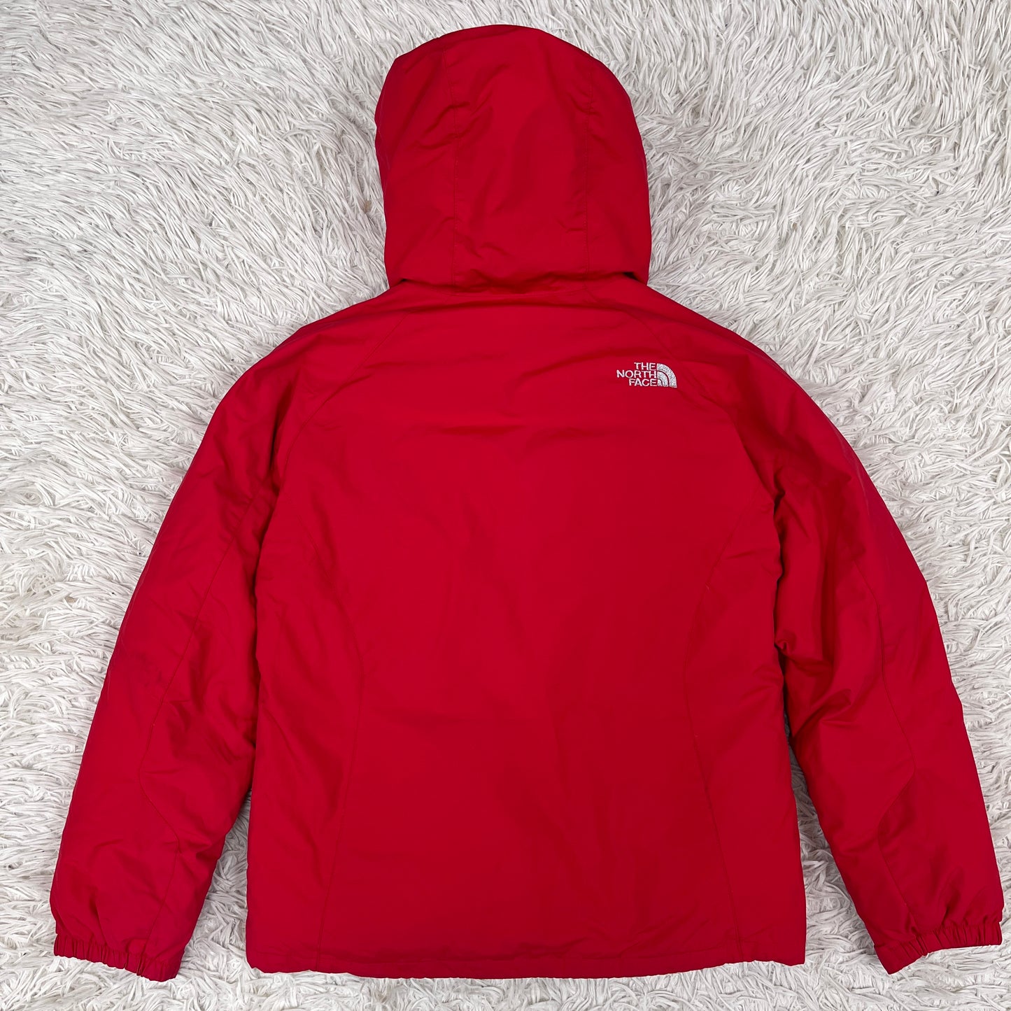 THE NORTH FACE｜レディース ダウンジャケット 600フィル｜90（L相当）レッド｜フード付き・防寒アウター #95