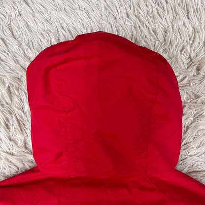 THE NORTH FACE｜レディース ダウンジャケット 600フィル｜90（L相当）レッド｜フード付き・防寒アウター #95