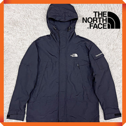 THE NORTH FACE マウンテンパーカー 95/Mサイズ ブラック 右袖補修あり メンズ アウトドア #97