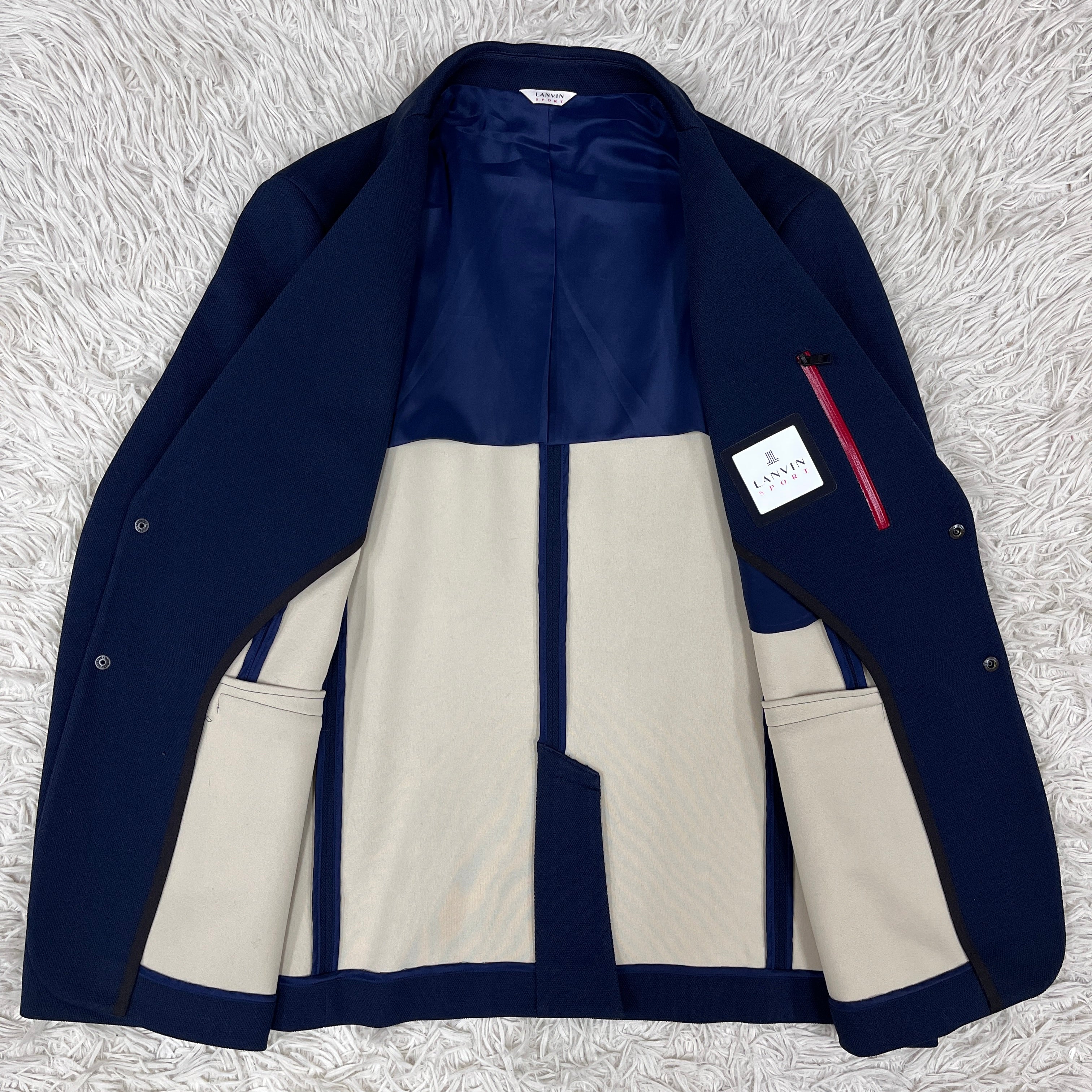 LANVIN SPORT（ランバン スポール）紺ブレジャケット メンズM ネイビー