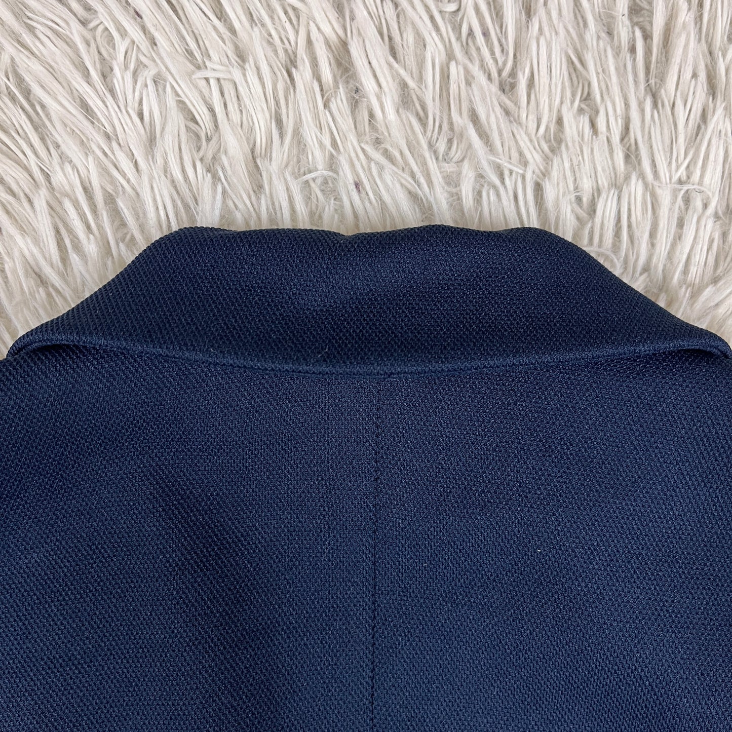 LANVIN SPORT（ランバン スポール）紺ブレジャケット メンズM ネイビー 2B ストレッチ 裏地切替 ポリエステル【2510-099】#99