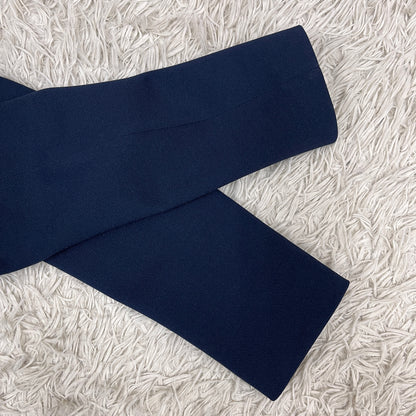 LANVIN SPORT（ランバン スポール）紺ブレジャケット メンズM ネイビー 2B ストレッチ 裏地切替 ポリエステル【2510-099】#99