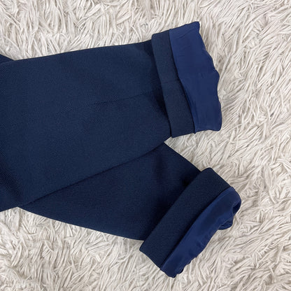 LANVIN SPORT（ランバン スポール）紺ブレジャケット メンズM ネイビー 2B ストレッチ 裏地切替 ポリエステル【2510-099】#99