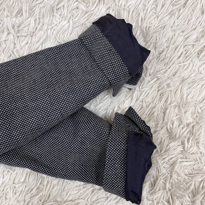 【新品】LACOSTE ラコステ ジャケット ハウンドトゥース柄 白×紺 メンズM（FR48）高級テーラード #100