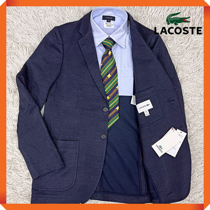 LACOSTE（ラコステ）ネイビージャケット メンズM相当（FR48）新品 高品質ストレッチ素材 #101