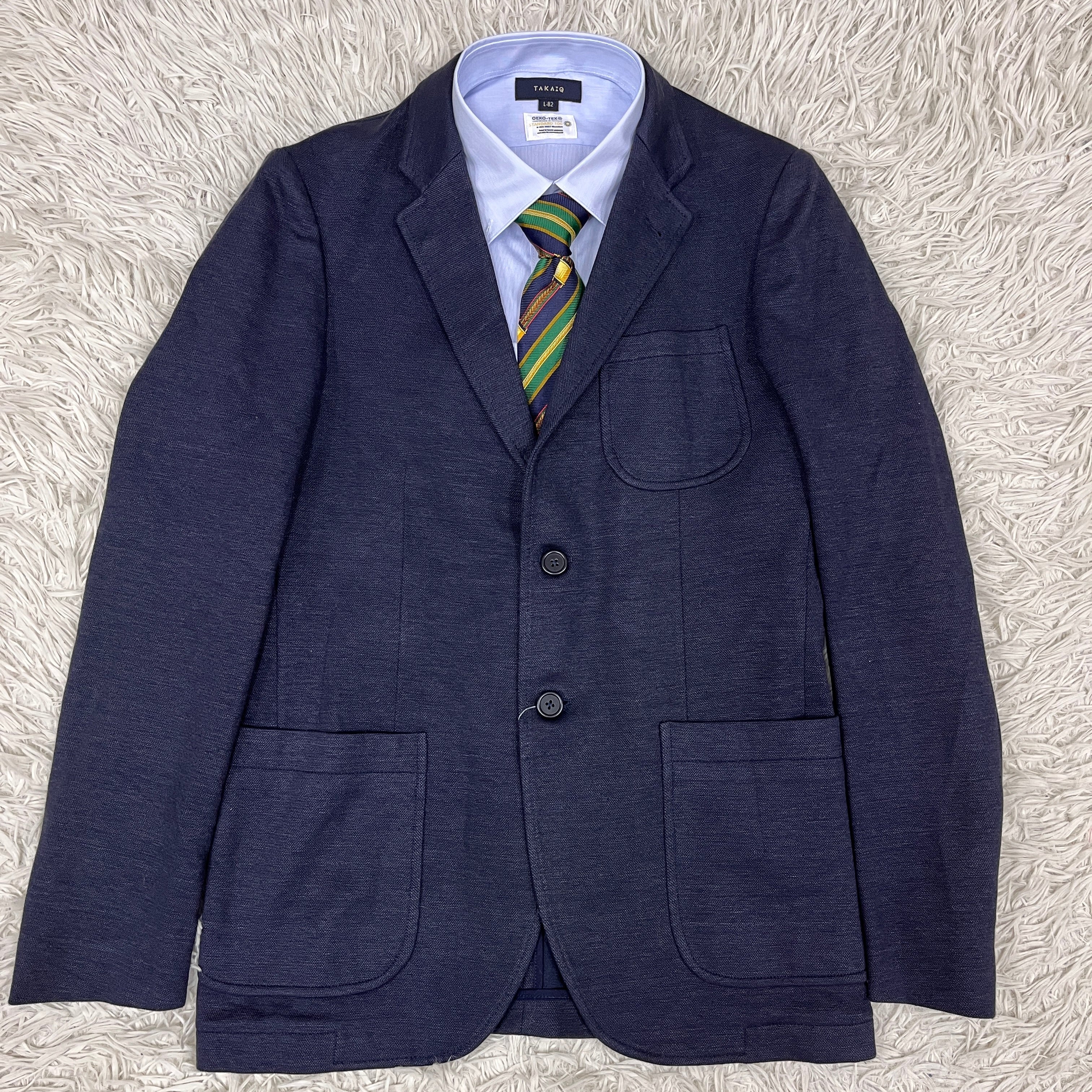 LACOSTE（ラコステ）ネイビージャケット メンズM相当（FR48）新品 高