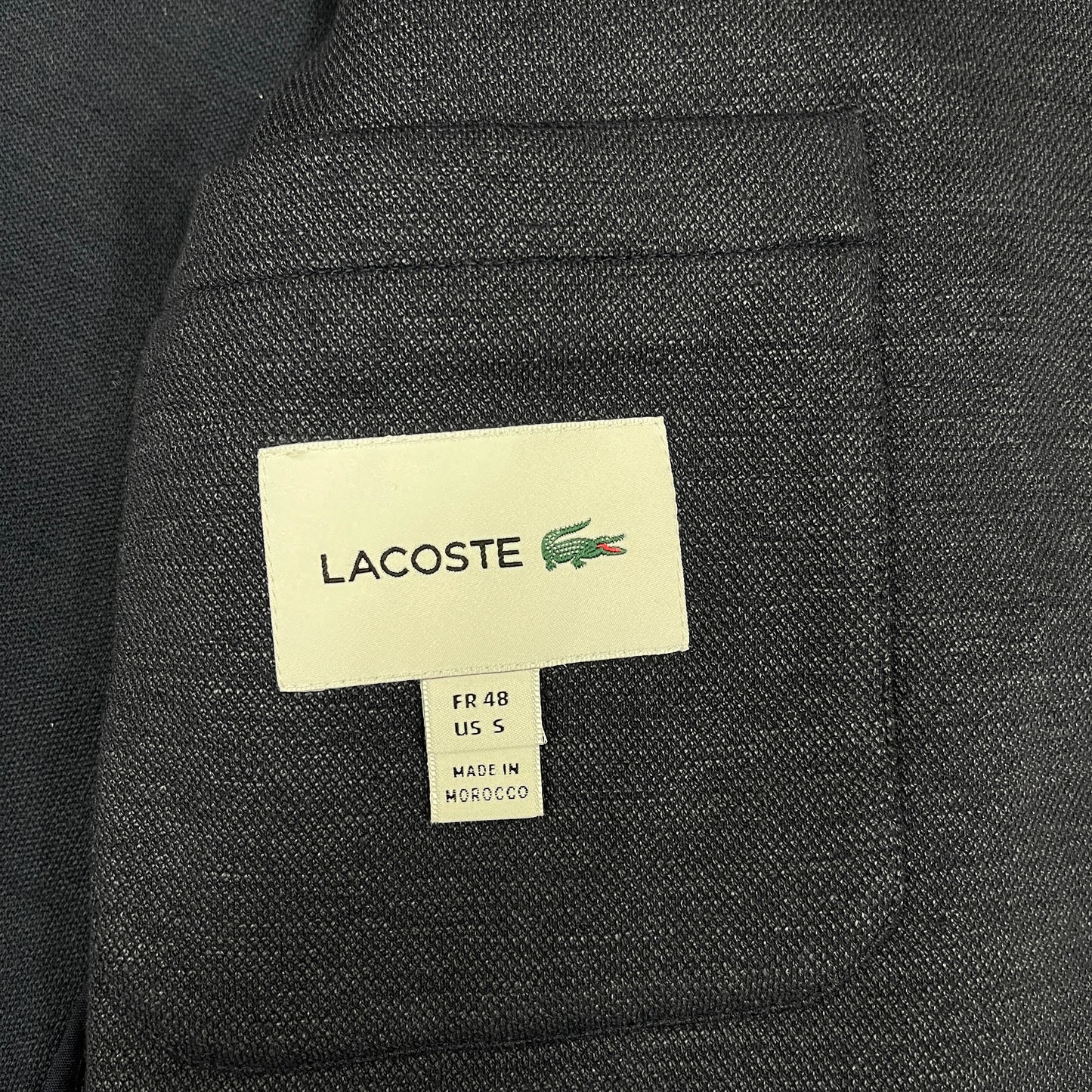 LACOSTE（ラコステ）ネイビージャケット メンズM相当（FR48）新品 高品質ストレッチ素材 #101