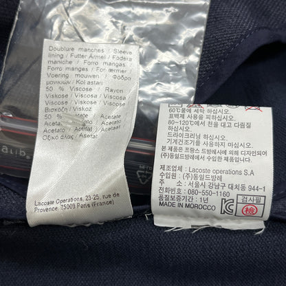 LACOSTE（ラコステ）ネイビージャケット メンズM相当（FR48）新品 高品質ストレッチ素材 #101