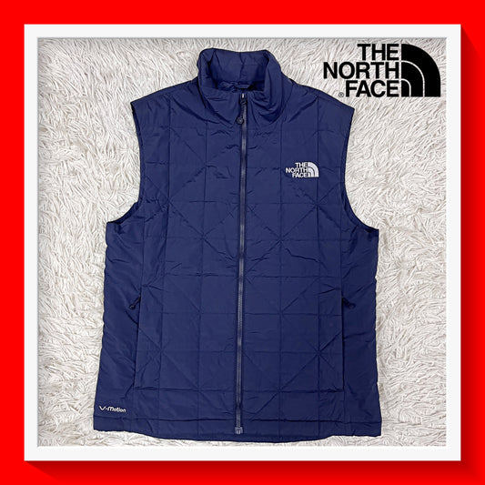 THE NORTH FACE（ザ・ノースフェイス）V-Motion キルティング中綿ベスト メンズ M（95） ネイビー #103