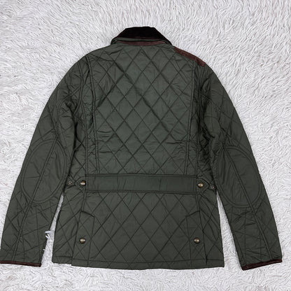 POLO RALPH LAUREN｜キルティングジャケット コーデュロイレザーパッチ付き メンズS #104