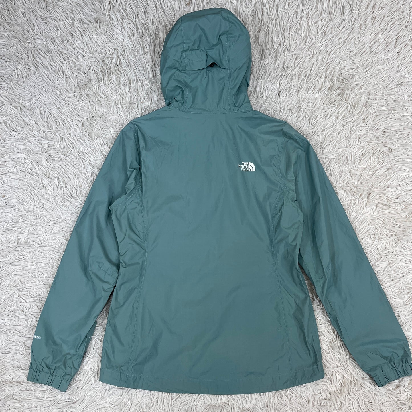 THE NORTH FACE DRYVENT フード付きジャケット レディースS グリーン #107