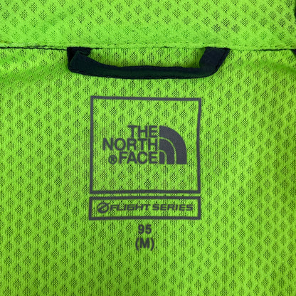 THE NORTH FACE（ザ・ノースフェイス）フライトシリーズ ランニングジャケット メンズ95(M) ウインドブレーカー グレー×ライムグリーン 軽量／速乾／反射材付き #108
