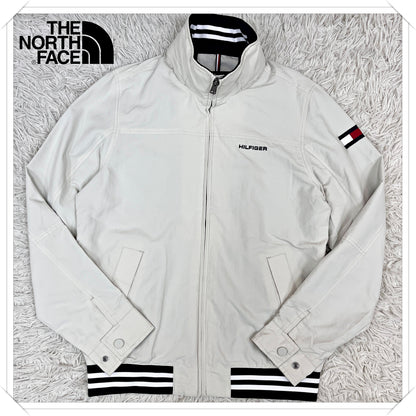 TOMMY HILFIGER（トミーヒルフィガー）スウィングトップ ナイロンジャケット ホワイト メンズXS. #109