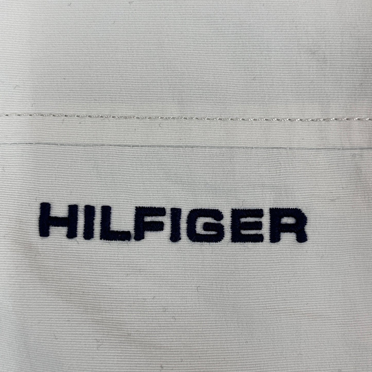 TOMMY HILFIGER（トミーヒルフィガー）スウィングトップ ナイロンジャケット ホワイト メンズXS. #109