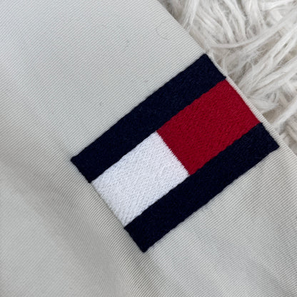 TOMMY HILFIGER（トミーヒルフィガー）スウィングトップ ナイロンジャケット ホワイト メンズXS. #109