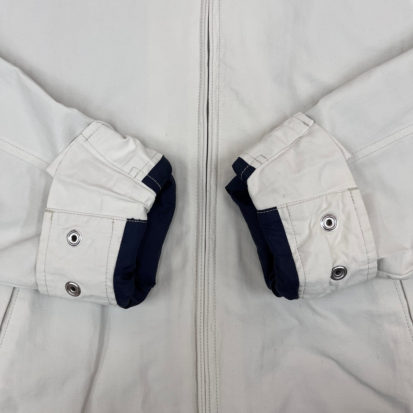 TOMMY HILFIGER（トミーヒルフィガー）スウィングトップ ナイロンジャケット ホワイト メンズXS. #109