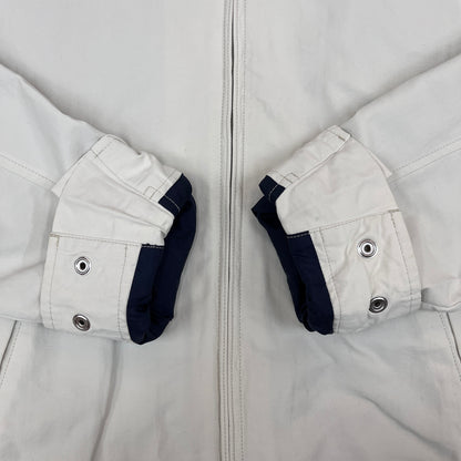 TOMMY HILFIGER（トミーヒルフィガー）スウィングトップ ナイロンジャケット ホワイト メンズXS. #109