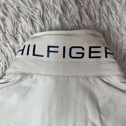 TOMMY HILFIGER（トミーヒルフィガー）スウィングトップ ナイロンジャケット ホワイト メンズXS. #109