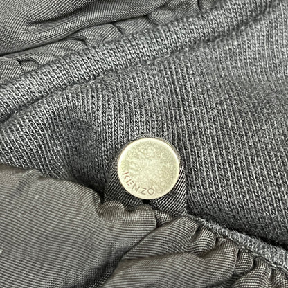 KENZO パリ｜虎刺繍 フリルスウェット ブラック レディース Mサイズ #110