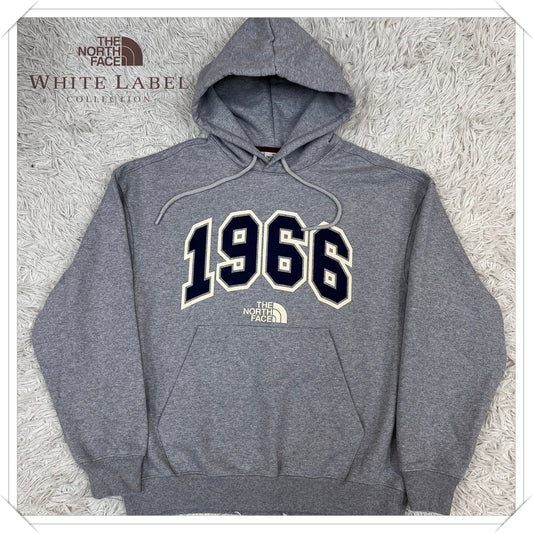 THE NORTH FACE White Label 1966 ロゴ フード プルオーバーパーカー グレー メンズ M（95）#111