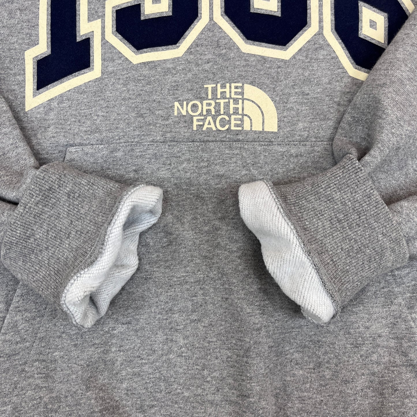 THE NORTH FACE White Label 1966 ロゴ フード プルオーバーパーカー グレー メンズ M（95）#111