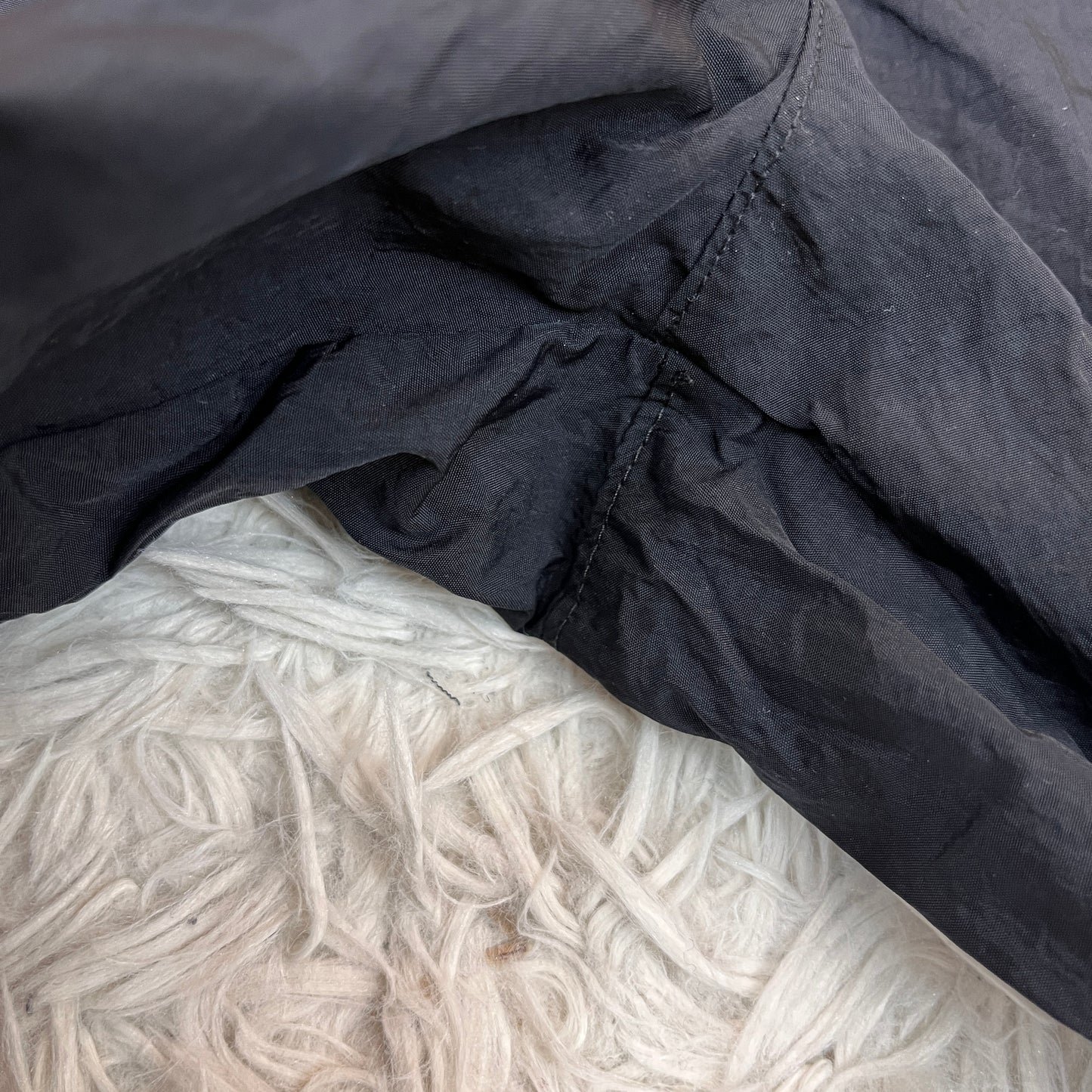 NIKE JORDAN レディース ナイロン ジャンプスーツ ブラック×レッド XL オールインワン #112