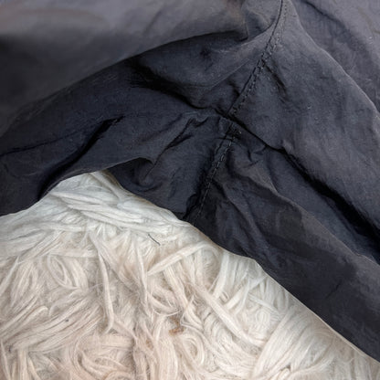 NIKE JORDAN レディース ナイロン ジャンプスーツ ブラック×レッド XL オールインワン #112