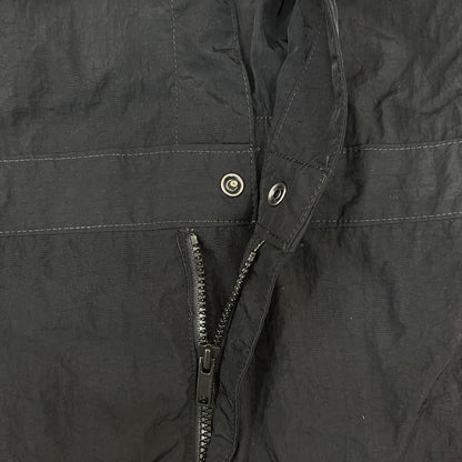 NIKE JORDAN レディース ナイロン ジャンプスーツ ブラック×レッド XL オールインワン #112