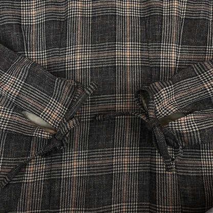 Acne Studios チェック柄 ウール混 ワンピース ブラウン系 サイズ36 ポーランド製 #113