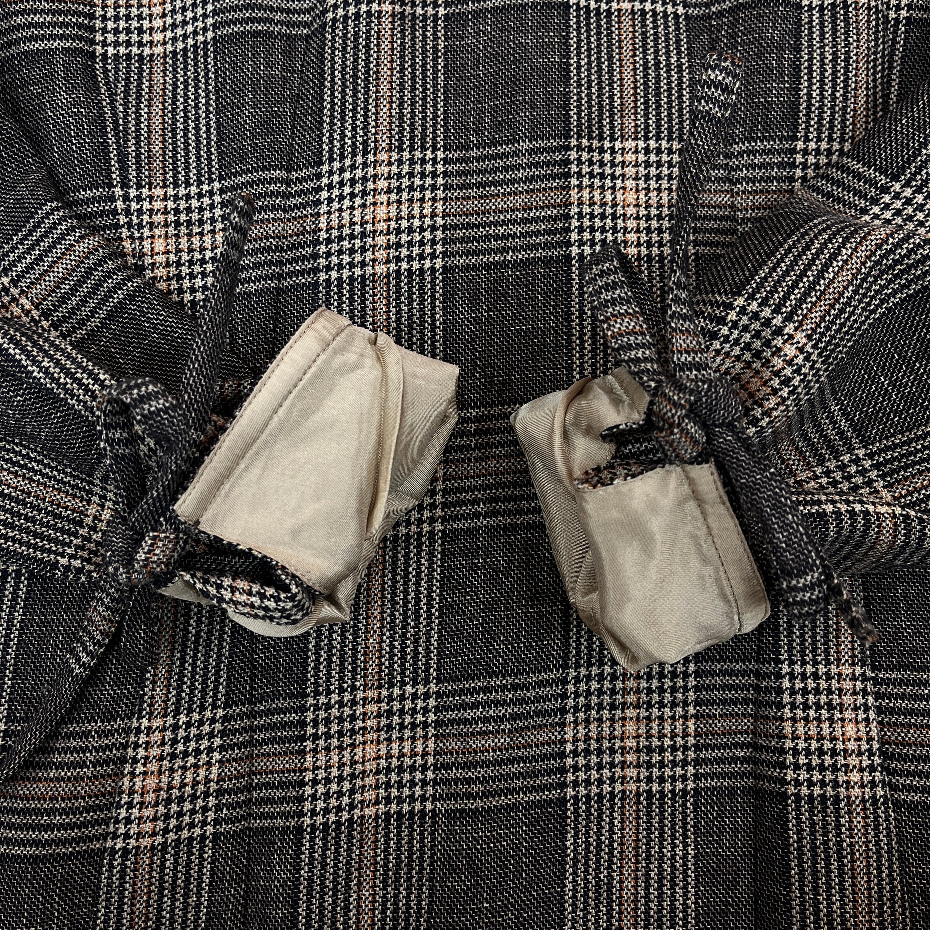 Acne Studios チェック柄 ウール混 ワンピース ブラウン系 サイズ36