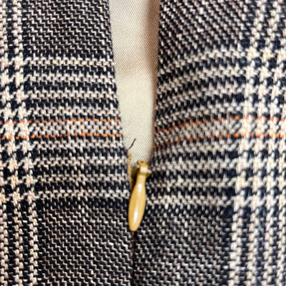 Acne Studios チェック柄 ウール混 ワンピース ブラウン系 サイズ36 ポーランド製 #113