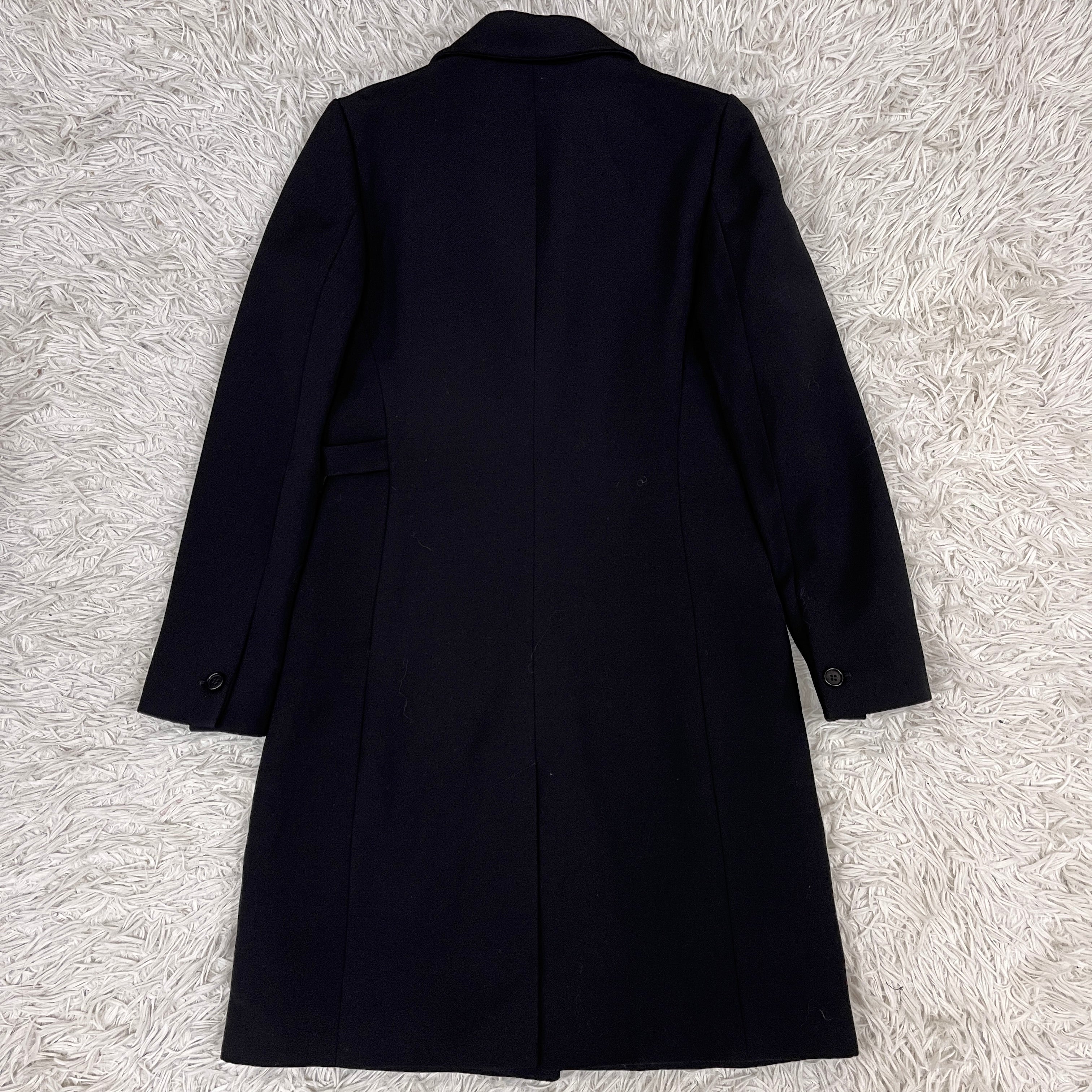 ARMANI COLLEZIONI ウール チェスターコート ブラック レディース 40