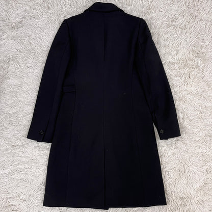 ARMANI COLLEZIONI ウール チェスターコート ブラック レディース 40 イタリア製 #114