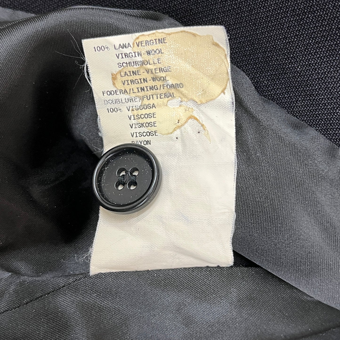 ARMANI COLLEZIONI ウール チェスターコート ブラック レディース 40 イタリア製 #114