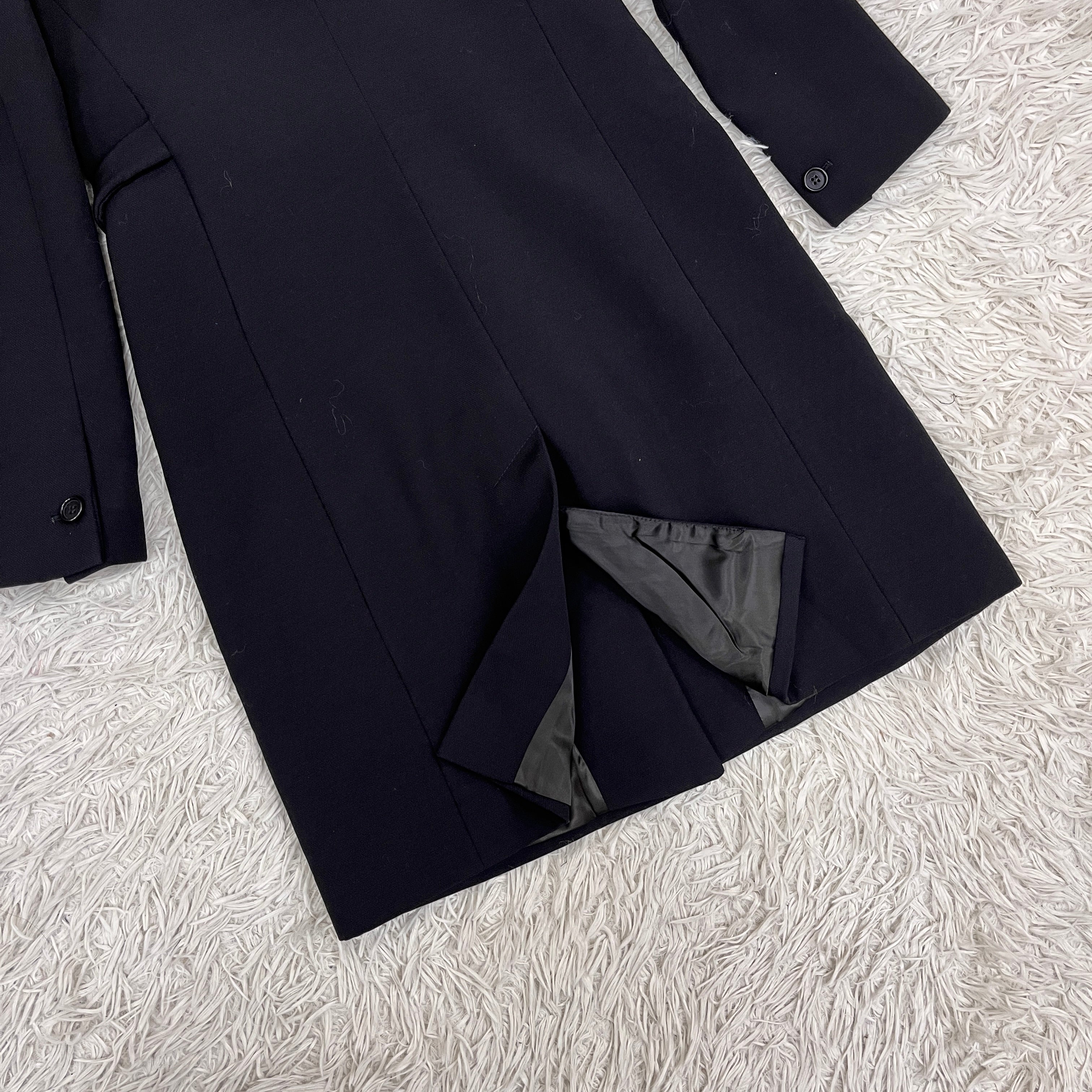 ARMANI COLLEZIONI ウール チェスターコート ブラック レディース 40
