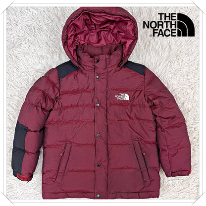 THE NORTH FACE キッズ ハイベント ダウンジャケット ボルドー 110 フード付き 防水透湿 #116